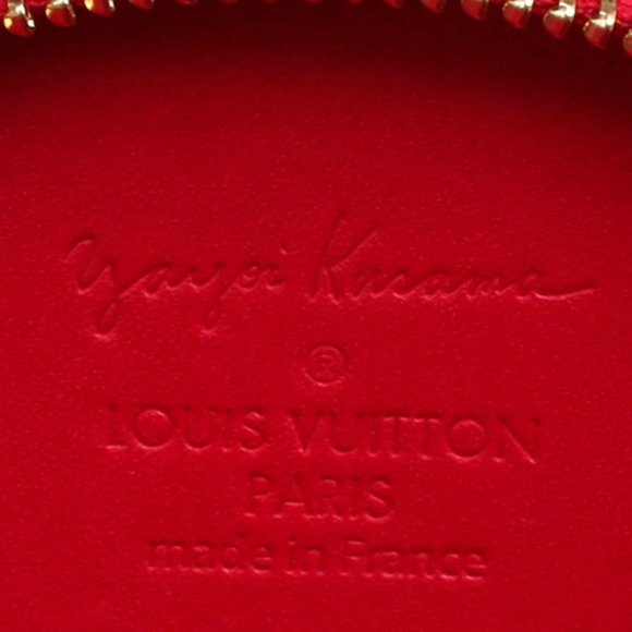 LOUIS VUITTON x YAYOI KUSAMA 'Chapeau Polka Dots' (Red) Monogram Coin Purse NIB! - Picture 5 of 16